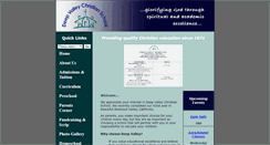 Desktop Screenshot of deepvalleychristianschool.org